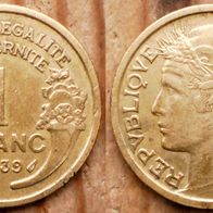 1 Franc 1939 Frankreich