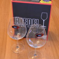 2er-Set Weingläser von Riedel, Vinum Pinot Noir (Burgunder Rot), Kristallglas