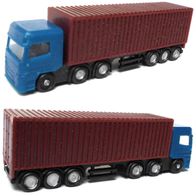 MB Actros LH ´98, Container-Sz., blau-braun, Ep5, Hersteller ???