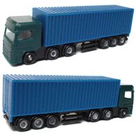 MB Actros LH ´98, Container-Sz., dunkelgrün-blau, Ep5, Hersteller ???