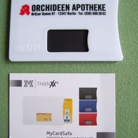 Schutz Kreditkarte EC-Karte Visa Anti RFID Etui "Apotheke Berlin" Kartenhülle