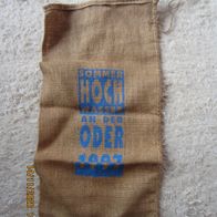 Originaler Sandsack zum Oderhochwasser 1997