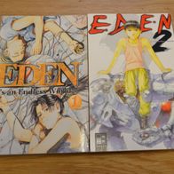 Hiroki Endo: Eden - It´s an Endless World! Band 1 + 2 (Manga)