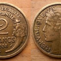 2 Francs 1938 Frankreich