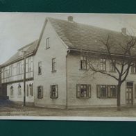 Stotternheim b. Erfurt: Haus mit Landesprodeukte Ernst Lincke, Foto-Ak um 1910