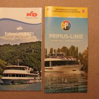 Köln-Düsseldorfer (KD) und Primus-Linie: Fahrpläne 2021