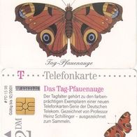 TK5) Telefonkarte Deutschland PD, 15.98, 12DM, - Tagpfauenauge - gebraucht