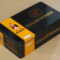 Gildemann Cigarren N°337, alte Blechdose ohne BarCode, Zigarrenkiste