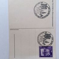 alte Sonder-Postkarte: Tag der NSDAP im Generalgouvernement 1941 Sonderstempel
