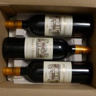 3 Fl. Bordeaux Chateau Olivier 2000, GRAND CRU CLASSE, PESSAC Leognan