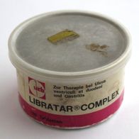 Libratar ® Complex L 609 alte Blechdose ohne BarCode mit Kunststoff Deckel 1970er J