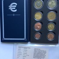 Euro Kursmünzensatz Irland bankfrisch in Mappe mit Zertifikat - 2005