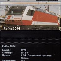 TK21) Telefonkarte Österreich, 50 ÖS, E-Lok BR 1014, gebraucht