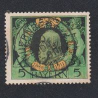 Briefmarke Altdeutschland Bayern 1911 - 3 Pfennig - Michel Nr. 92 A