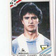Panini Fussball WM Mexico 1986 Claudio Daniel Borghi Argentina Nr 86