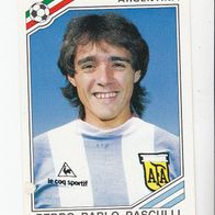 Panini Fussball WM Mexico 1986 Pedro Pablo Pasculli Argentina Nr 87