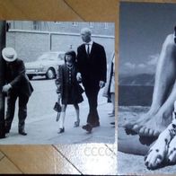 2 Retro Foto Photo Postkarten Ansichtskarten Dalmatiner Italien St. Pauli Museum