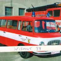 Feuerwehr-Foto DDR Oldtimer VEB IFA LKW Schnelltransporter B 1000 Bus