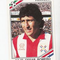 Panini Fussball WM Mexico 1986 Julio Cesar Romero Paraguay Nr 159