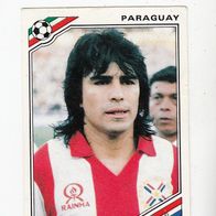 Panini Fussball WM Mexico 1986 Ramon Angel Hicks Paraguay Nr 161