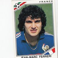 Panini Fussball WM Mexico 1986 Jean Marc Ferreri France Nr 176