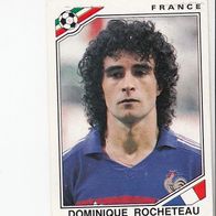 Panini Fussball WM Mexico 1986 Dominique Rocheteau France Nr 177