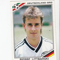 Panini Fussball WM Mexico 1986 Pierre Littbarski Deutschland Nr 305