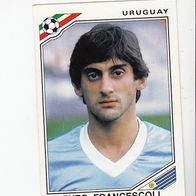 Panini Fussball WM Mexico 1986 Enzo Francescoli Uruguay Nr 322