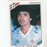 Panini Fussball WM Mexico 1986 Carlos Aguilera Uruguay Nr 323