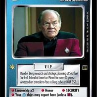 Star Trek CCG - Admiral J . P. Hanson - 64 R - Holodeck Adventures (HOA) - STCCG