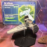 Star Wars Miniatures, Starship Battles, #41 Sith Infiltrator (mit Karte)