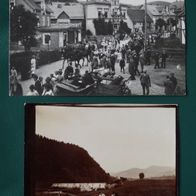 Bad Laasphe: Schützenfest 1924 / Lahnwehr bei Laasphe, 2 Fotos vor 1945