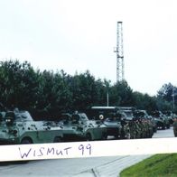 KVP-Foto DDR Oldtimer Schützenpanzer PSH Einheit angetreten beim Befehlsempfang