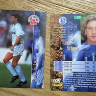 Panini Premium Cards 95 - 96 Schalke 04 Uwe Scheer Nr.86