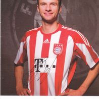 Bayern München Autogrammkarte Thomas Müller 2010