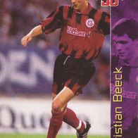 Hansa Rostock Panini Ran Sat1 Fussball Trading Card 1996 Christian Beeck Nr.93