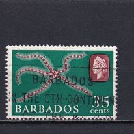 Barbados, 1965, Mi. 245, Meerestiere, 1 Briefm., gest.