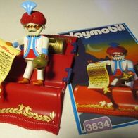 Playmobil Fakir Sultan Aladin "fliegender Teppich" v. 1995 Rarität