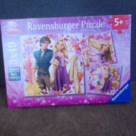 Puzzle Rapunzel 3x49 Teile gebraucht Ravensburger