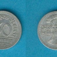 Deutsches Reich 50 Reichspfennig 1920 E