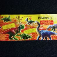 Fremdfiguren / Zweifel Beipackzettel Dinosaus 2002