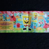 Fremdfiguren / Zweifel Beipackzettel SpongeBob Schwammkopf 2005