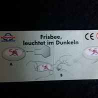 Fremdfiguren - Borgmann - Ravensberger Beipackzettel Frisbee