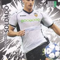 FC Valencia Panini Trading Card Champions League 2010 Roberto Soldado Nr.347