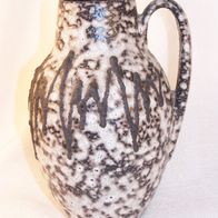Scheurich Fat Lava Keramik Henkel-Vase, W.-Germany 414-16, 60er Jahre