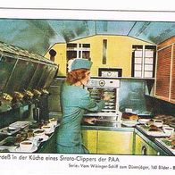 Vom Wikinger Schiff zum Düsenjäger Stewardeß Küche Strato Clipper der PAA Nr 139