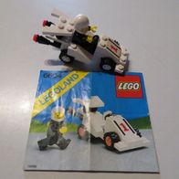 Lego 6604 Formula-I Racer, Rennauto mit original Bauanleitung von 1985 komplett