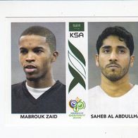Panini Fussball WM 2006 Zaid / Abdullha Saudi Arabia Nr 589