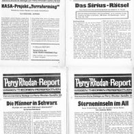 Perry Rhodan Report ab Ausgabe 1 ab 1976 30 Stk. 1-12,14-23,26,28-31,32,34 u. 63