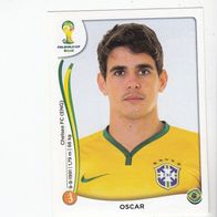 Panini Fussball WM 2014 Oscar Brasil Nr 44